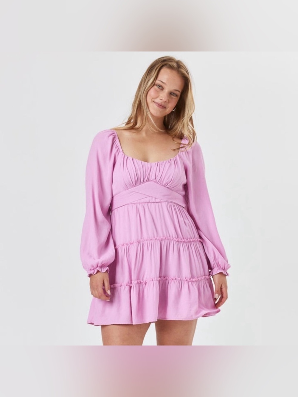 Altar’d State Emma Long Sleeve Mini Dress